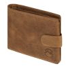 EL FORREST 892-08 RFID konyak férfi bőr pénztárca 12 x 9 x 3 cm