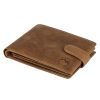 EL FORREST 892-08 RFID konyak férfi bőr pénztárca 12 x 9 x 3 cm