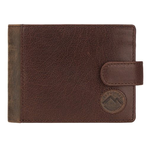 EL FORREST 892-220 RFID barna férfi bőr pénztárca 12 x 9 x 3 cm