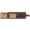 EL FORREST 892-220 RFID barna férfi bőr pénztárca 12 x 9 x 3 cm