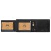 EL FORREST 892/A-610 RFID fekete férfi marhabőr pénztárca 12 x 9 x 3 cm