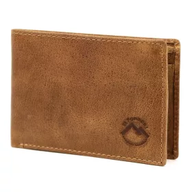   EL FORREST 916/A-08 RFID barna férfi bőr pénztárca 11 x 8.5 x 2.5 cm