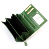 EL FORREST 920-16 RFID zöld női bőr pénztárca 16.5 x 8.5 x 3.5 cm