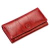EL FORREST 946-58 RFID piros női bőr pénztárca 18.5 x 9.5 x 3.5 cm