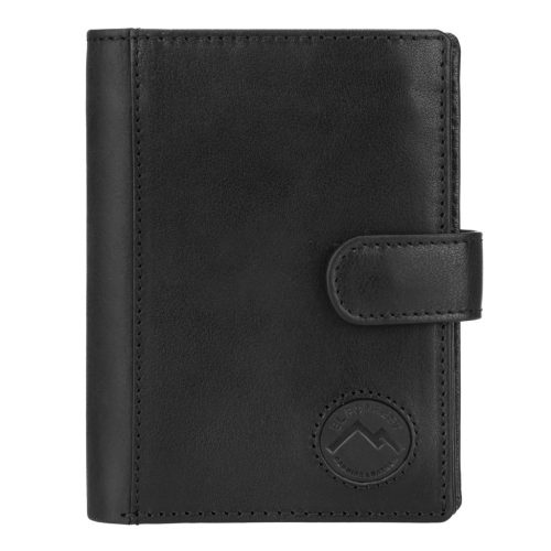 EL FORREST 988-610 RFID fekete férfi bőr pénztárca 8.5 x 10.3 x 2.5 cm