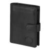 EL FORREST 988-610 RFID fekete férfi bőr pénztárca 8.5 x 10.3 x 2.5 cm
