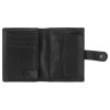 EL FORREST 988-610 RFID fekete férfi bőr pénztárca 8.5 x 10.3 x 2.5 cm