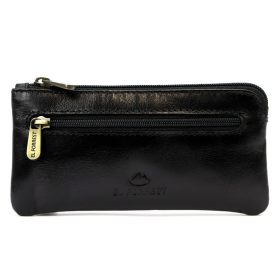 EL FORREST 990-68 fekete bőr kulcstartó 15 x 7.5 x 1.5 cm