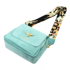   EGO ES0917RA 040425WL világoskék női bőr válltáska 21 x 18 x 10 cm