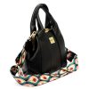 EGO ES0273PS 120025WL fekete női bőr kézitáska, válltáska 27 x 21 x 11 cm 