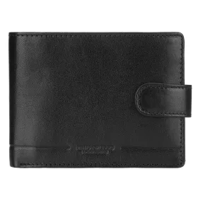   Mato Grosso 0892-60 RFID fekete férfi bőr pénztárca 12.5 x 9.5 x 3 cm
