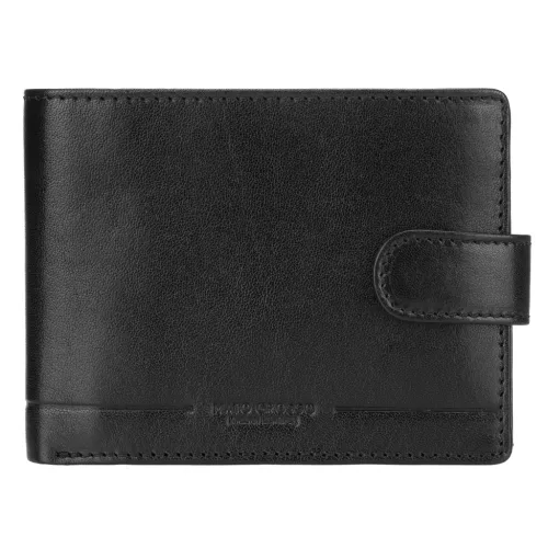 Mato Grosso 0892-60 RFID fekete férfi bőr pénztárca 12.5 x 9.5 x 3 cm