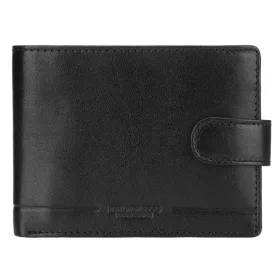   Mato Grosso 0892-60 RFID fekete férfi bőr pénztárca 12.5 x 9.5 x 3 cm