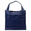 Gregorio 1725-2 navy női bőr kézitáska 39 x 38 x 14 cm