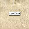 MiaMore 01-014 Z bézs női bőr válltáska, shopper 40 x 38 x 13 cm