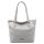 MiaMore 01-058 taupe női bőr válltáska, shopper 40 x 30 x 12 cm