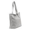 MiaMore 01-058 taupe női bőr válltáska, shopper 40 x 30 x 12 cm