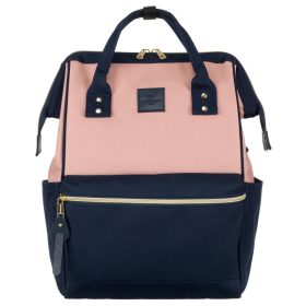   Peterson PTN ALFA sötétkék-pink női hátizsák 27 x 39 x 17 cm