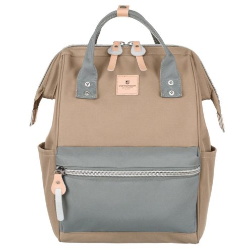 Peterson PTN BETA KHAKI-GRAY keki női poliészter hátizsák 27 x 39 x 17 cm
