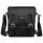 Peterson PTN 996-S-NDM fekete férfi bőr oldaltáska, crossbody 20 x 18.5 x 5.5 cm