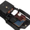 Peterson PTN PTE-NDM fekete férfi bőr oldaltáska 23 x 18,5 x 11 cm
