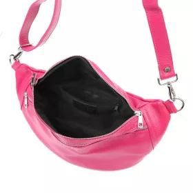   Luka 24-017 magenta női bőr övtáska, crossbody 37 x 22 x 11 cm