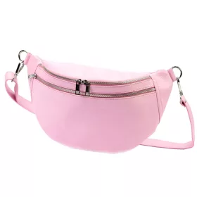   Luka 24-017 rózsaszín női bőr övtáska, crossbody 37 x 22 x 11 cm