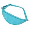 Luka 24-017 türkiz női bőr övtáska, crossbody 37 x 22 x 11 cm 