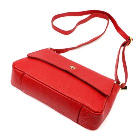 Gregorio 1746 piros női bőr válltáska 25 x 15 x 7.5 cm