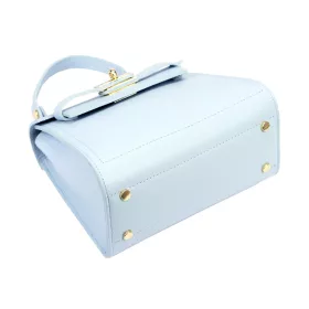   Luka 19-17 MN babakék női bőr kézitáska, oldaltáska 23 x 19 x 12.5 cm