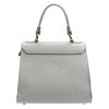 Luka 19-17 MN DOLLARO szürke női bőr kézitáska 23 x 19 x 12.5 cm