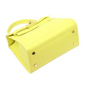   Luka 19-17 MN sárga női bőr kézitáska, válltáska 23 x 19 x 12.5 cm