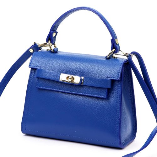 Luka 19-17 MN DOLLARO kék női bőr kézitáska 23 x 19 x 12.5 cm