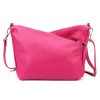 Luka 24-051 magenta női bőr válltáska 32 x 22 x 14 cm