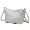 Luka 24-051 taupe női bőr válltáska 32 x 22 x 14 cm