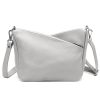 Luka 24-051 taupe női bőr válltáska 32 x 22 x 14 cm