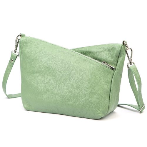 Luka 24-051 menta zöld női bőr válltáska 32 x 22 x 14 cm