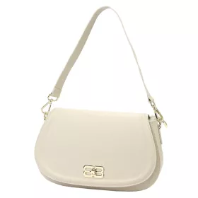 Luka 24-062 bézs női bőr válltáska 33 x 20 x 11 cm