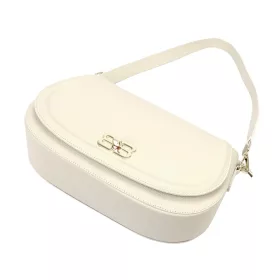 Luka 24-062 bézs női bőr válltáska 33 x 20 x 11 cm