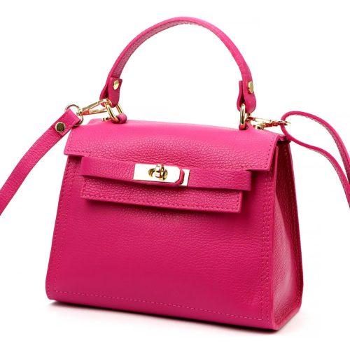 Luka 19-17 MN DOLLARO magenta női bőr kézitáska 23 x 19 x 12.5 cm
