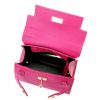Luka 19-17 MN DOLLARO magenta női bőr kézitáska 23 x 19 x 12.5 cm