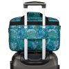 Rovicky R-TL15608 türkiz levél mintás Wizz Air, Ryanair kabintáska, utazótáska 40 x 25 x 20 cm