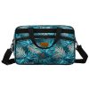 Rovicky R-TL15608 zöld levél mintás Wizz Air, Ryanair kabintáska, utazótáska 40 x 25 x 20 cm