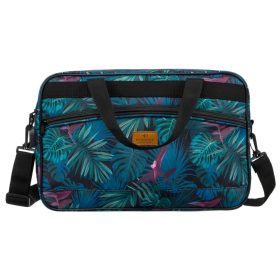   Rovicky R-TL15608 zöld-fekete mintás Wizz Air, Ryanair kabintáska,  utazótáska 40 x 25 x 20 cm