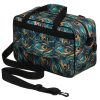Rovicky R-TL15608 zöld-fekete mintás Wizz Air, Ryanair kabintáska,  utazótáska 40 x 25 x 20 cm