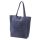 Patrizia 419-013-05 kék női bőr válltáska, shopper táska 38 x 38 x 13 cm
