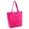 Patrizia 419-013-05 magenta női velúr bőr bőr kézitáska 38 x 38 x 13 cm