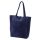Patrizia 419-013-05 sötétkék női bőr válltáska, shopper táska 38 x 38 x 13 cm