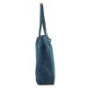 Patrizia 419-013-05 kék női velúr bőr bőr kézitáska 38 x 38 x 13 cm