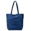 Patrizia 419-013-05 kék női bőr válltáska 38 x 38 x 13 cm